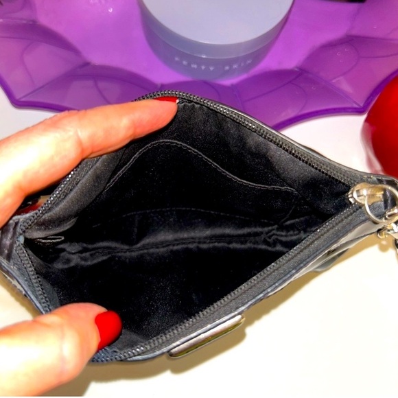 Coach Black Patent Leather Wristlet - Picture 6 of 6